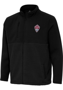 Antigua Colorado Rapids Mens Black Daily Fused Medium Weight Jacket