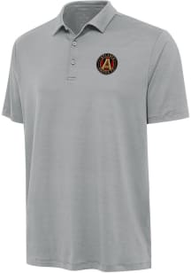 Antigua Atlanta United FC Mens Grey Reprocess Recycled Short Sleeve Polo