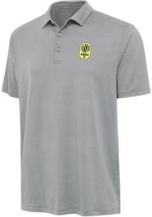 Antigua Nashville SC Mens Grey Reprocess Recycled Short Sleeve Polo