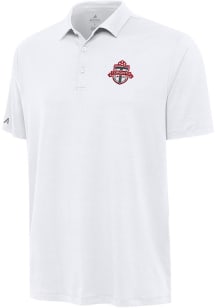 Antigua Toronto FC Mens White Reprocess Recycled Short Sleeve Polo