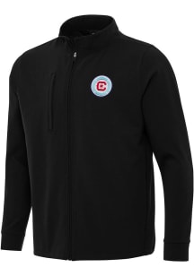Antigua Chicago Fire Mens Black Regard Light Weight Jacket