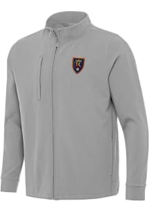 Antigua Real Salt Lake Mens Grey Regard Light Weight Jacket