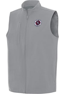Antigua New England Revolution Mens Grey Regard Sleeveless Jacket