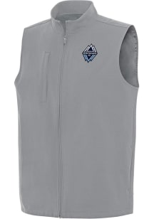 Antigua Vancouver Whitecaps FC Mens Grey Regard Sleeveless Jacket