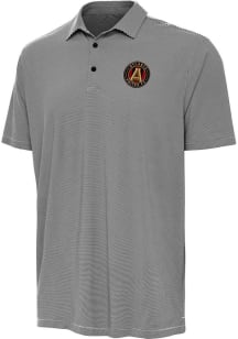 Antigua Atlanta United FC Mens Black Twine Short Sleeve Polo