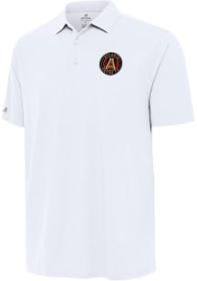 Antigua Atlanta United FC Mens White Era Short Sleeve Polo