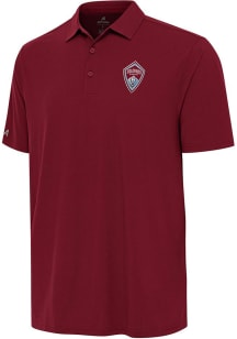 Antigua Colorado Rapids Mens Cardinal Era Short Sleeve Polo