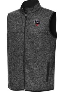 Antigua DC United Mens Black Fortune Sleeveless Jacket