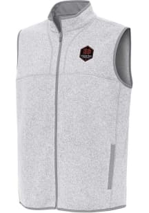 Antigua Houston Dynamo Mens Grey Fortune Sleeveless Jacket
