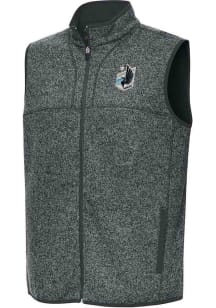 Antigua Minnesota United FC Mens Grey Fortune Sleeveless Jacket