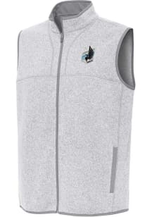Antigua Minnesota United FC Mens Grey Fortune Sleeveless Jacket