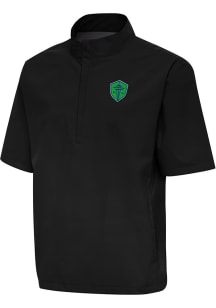 Antigua Seattle Sounders FC Mens Black Brisk Short Sleeve Jacket