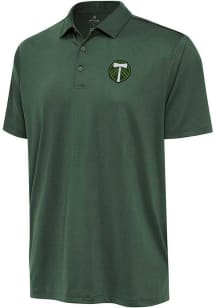 Antigua Portland Timbers Mens Green Ellipse Short Sleeve Polo