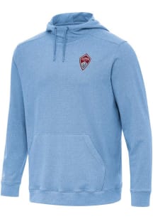 Antigua Colorado Rapids Mens Light Blue Cloud Long Sleeve Hoodie