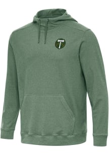 Antigua Portland Timbers Mens Green Cloud Long Sleeve Hoodie