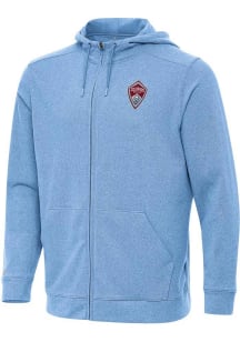 Antigua Colorado Rapids Mens Light Blue Effortless Light Weight Jacket