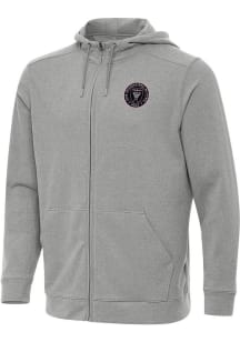 Antigua Inter Miami CF Mens Grey Effortless Light Weight Jacket