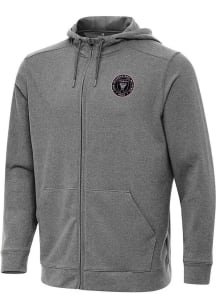 Antigua Inter Miami CF Mens Black Effortless Light Weight Jacket
