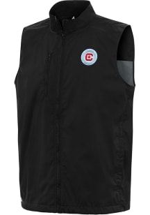 Antigua Chicago Fire Mens Black Brisk Sleeveless Jacket