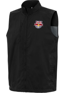 Antigua New York Red Bulls Mens Black Brisk Sleeveless Jacket