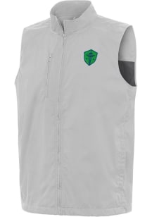 Antigua Seattle Sounders FC Mens Grey Brisk Sleeveless Jacket