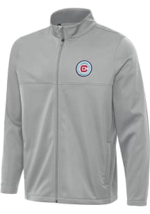 Antigua Chicago Fire Mens Grey Links 2 Light Weight Jacket