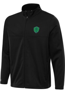 Antigua Seattle Sounders FC Mens Black Links 2 Light Weight Jacket