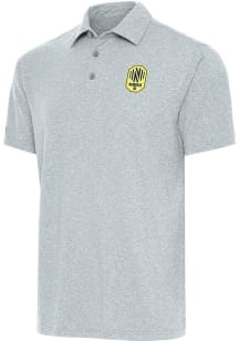 Antigua Nashville SC Grey Par 3 Big and Tall Polo