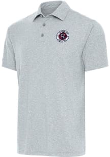 Antigua New England Revolution Grey Par 3 Big and Tall Polo