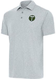 Antigua Portland Timbers Grey Par 3 Big and Tall Polo