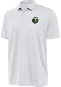 Antigua Portland Timbers White Ellipse Big and Tall Polo