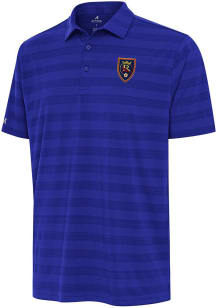 Antigua Real Salt Lake Blue Tunnel Big and Tall Polo