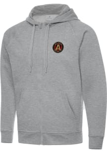 Antigua Atlanta United FC Mens Grey Victory Big and Tall Light Weight Jacket