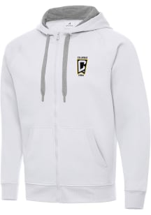 Antigua Columbus Crew Mens White Victory Big and Tall Light Weight Jacket