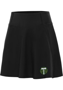 Antigua Portland Timbers Womens Black Chip Skort Skirt