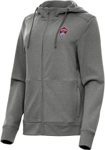 Antigua Colorado Rapids Womens Black Seeker Light Weight Jacket