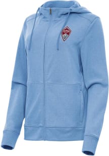 Antigua Colorado Rapids Womens Light Blue Seeker Light Weight Jacket