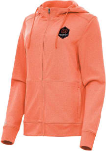Antigua Houston Dynamo Womens Orange Seeker Light Weight Jacket