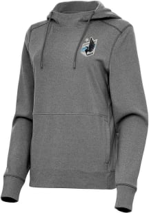 Antigua Minnesota United FC Womens Black Justice Hooded Sweatshirt