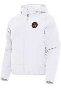 Antigua Atlanta United FC Womens White Universe Filled Jacket