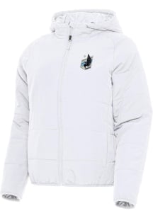 Antigua Minnesota United FC Womens White Universe Filled Jacket