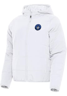 Antigua Montreal Impact Womens White Universe Filled Jacket