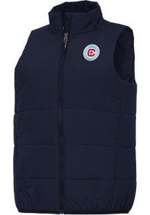 Antigua Chicago Fire Womens Navy Blue Experience Vest