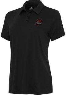 Antigua Houston Dynamo Womens Black Reprocess Recycled Short Sleeve Polo Shirt