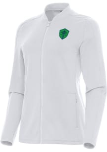 Antigua Seattle Sounders FC Womens White Continual Light Weight Jacket