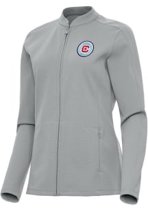 Antigua Chicago Fire Womens Grey Regard Light Weight Jacket