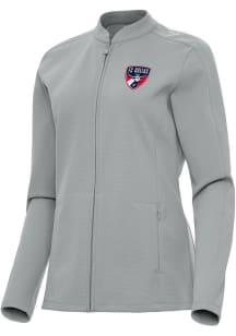 Antigua FC Dallas Womens Grey Regard Light Weight Jacket