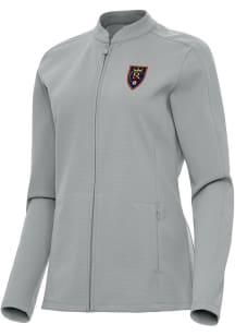 Antigua Real Salt Lake Womens Grey Regard Light Weight Jacket