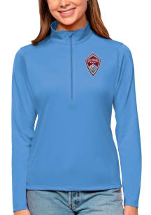 Antigua Colorado Rapids Womens Blue Tribute Qtr Zip Pullover