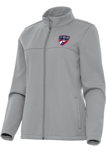 Antigua FC Dallas Womens Grey Links Light Weight Jacket